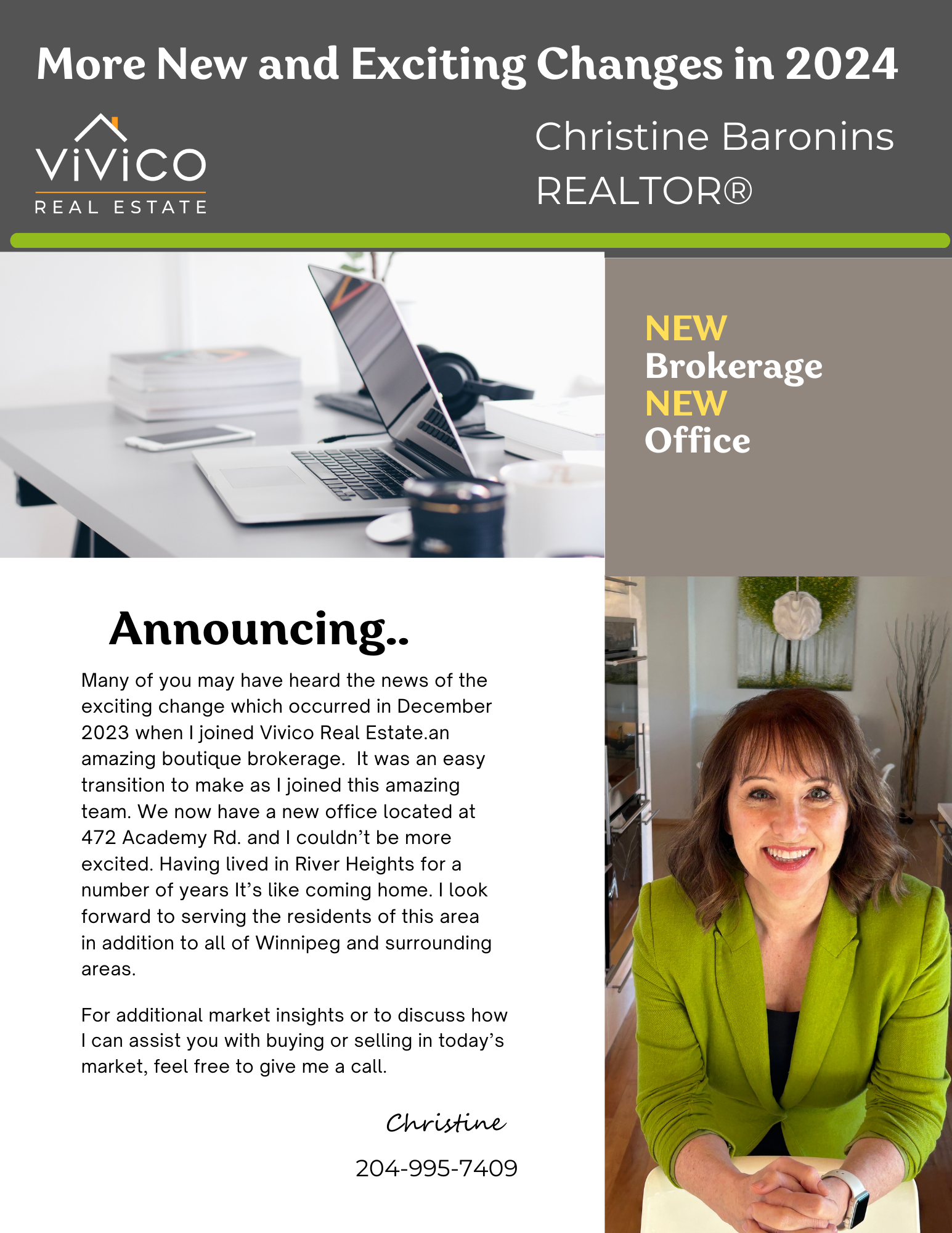 Vivico Real Estate Opens New Office in River Heights